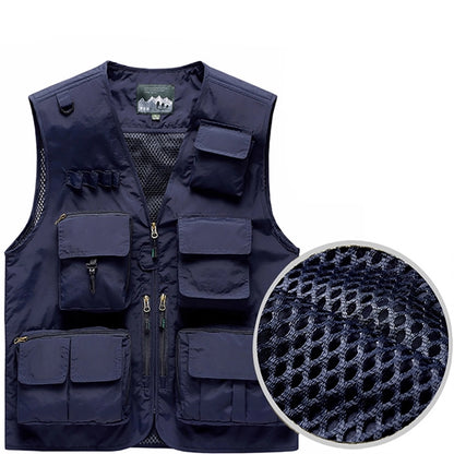 Men Work Cargo Vest