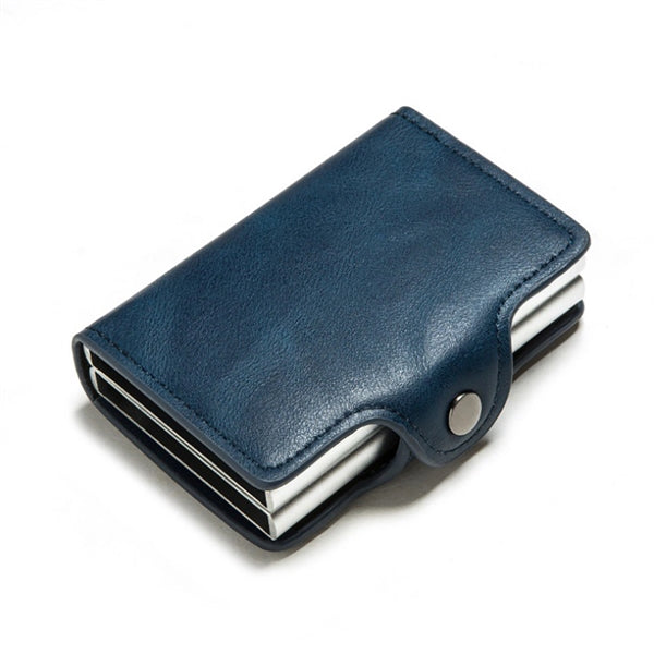 Leather Rfid Card Holder Wallet