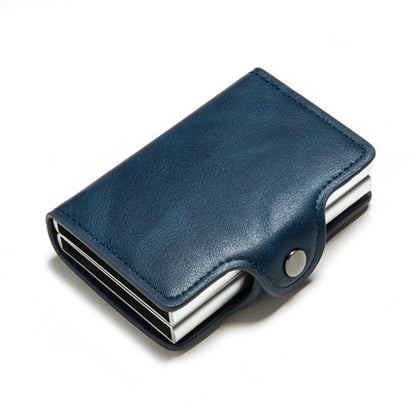 Leather Rfid Card Holder Wallet