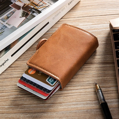 Leather Rfid Card Holder Wallet