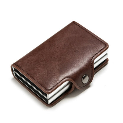 Leather Rfid Card Holder Wallet