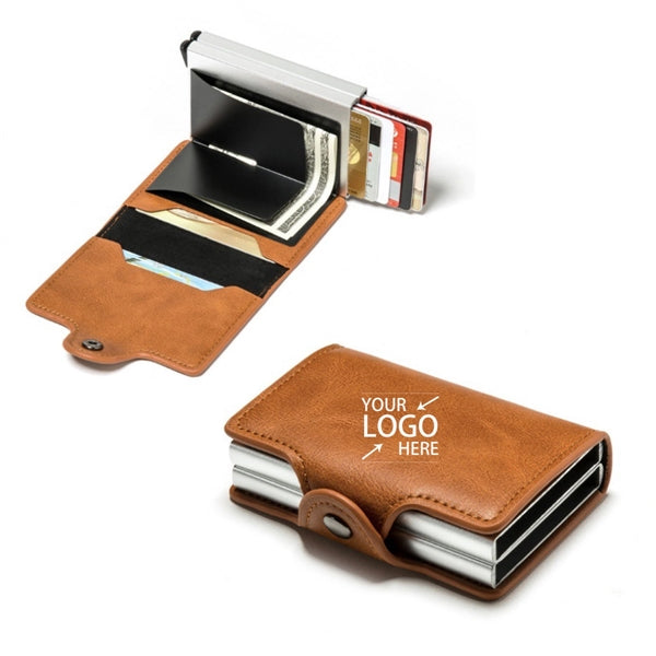 Leather Rfid Card Holder Wallet