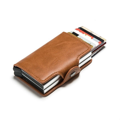 Leather Rfid Card Holder Wallet