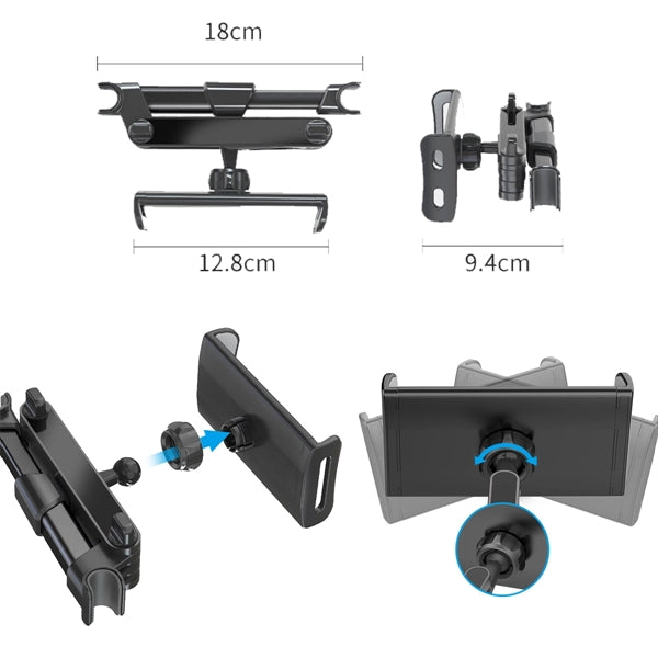 Car Headrest Phone Mount