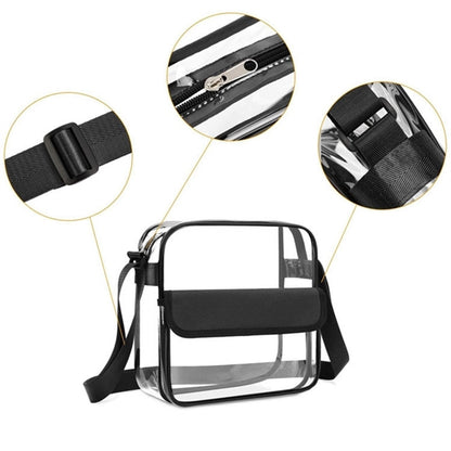 Clear Purse Stadium Approved Cross-Body Shoulder Bag