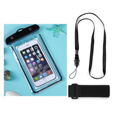 Pvc Waterproof Phone Pouch With Lanyard