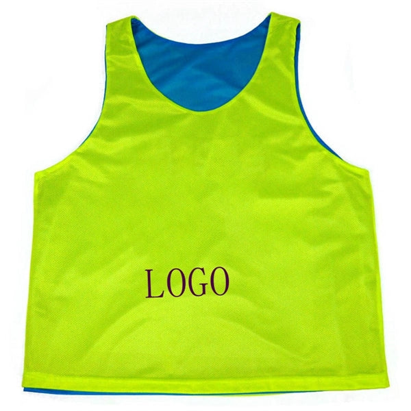 Polyester Mesh Scrimmage Team Practice Vest Pinnies Jersey
