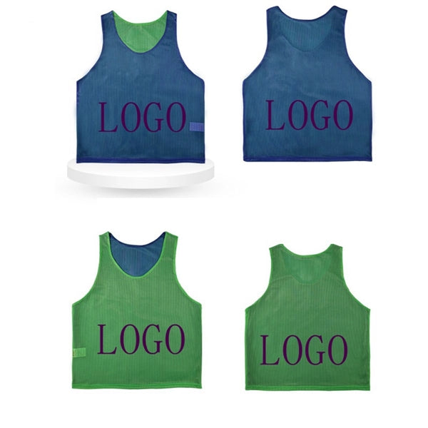Polyester Mesh Scrimmage Team Practice Vest Pinnies Jersey