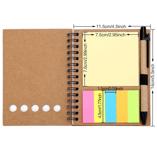 Notebook With Pen Holder