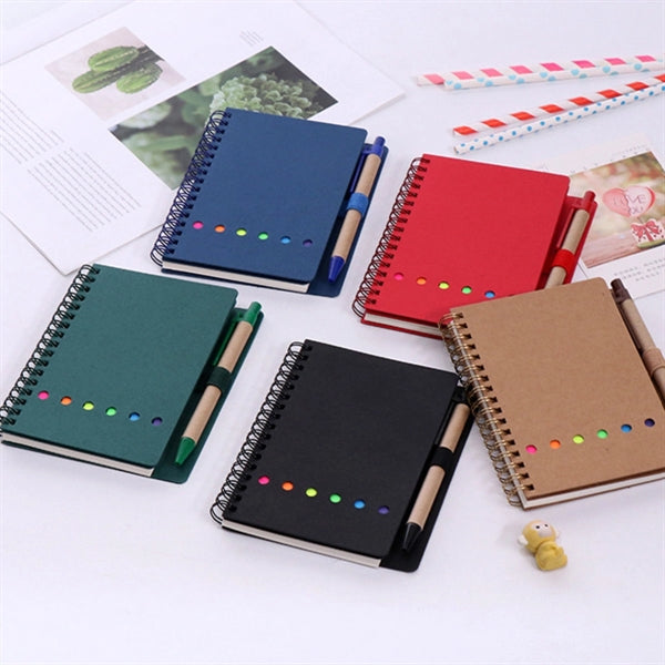 Notebook With Pen Holder