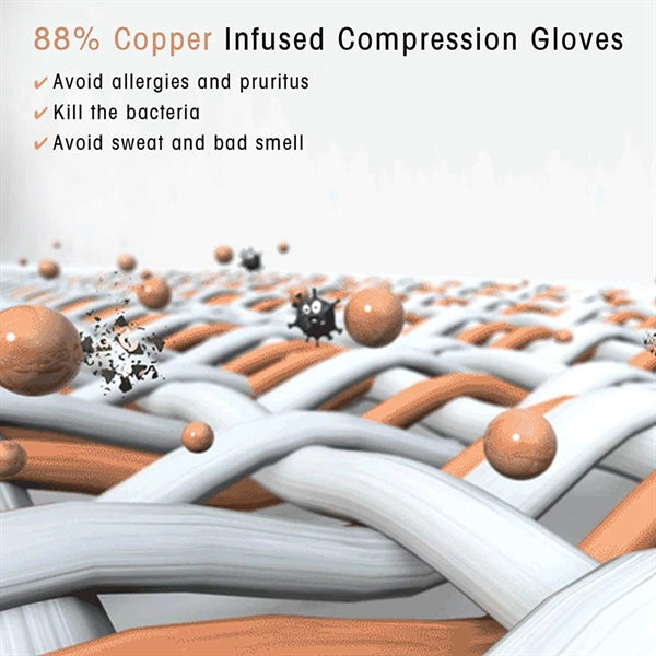 Copper Compression Arthritis Gloves