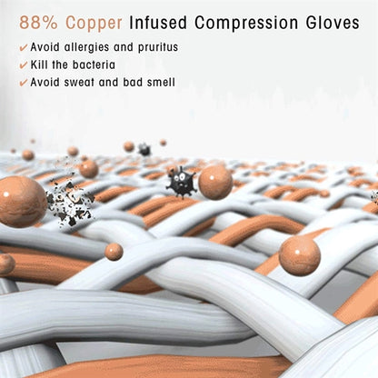 Copper Compression Arthritis Gloves