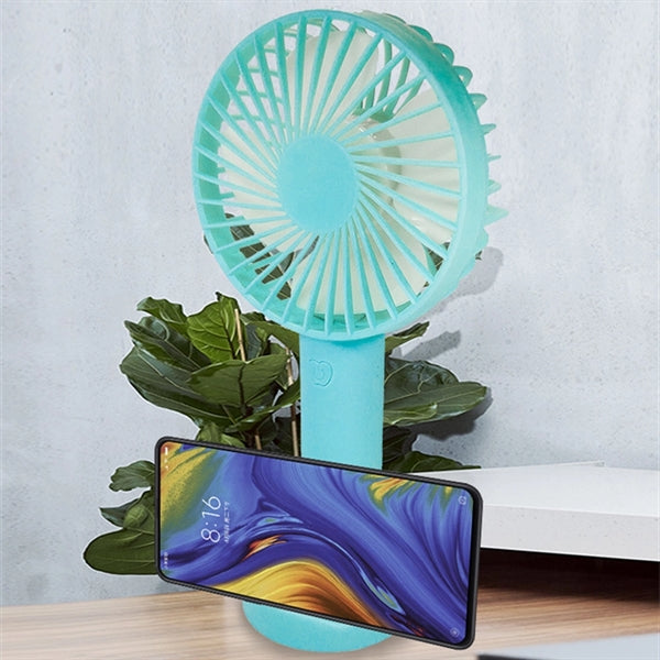 Portable Usb Fan With Phone Holder