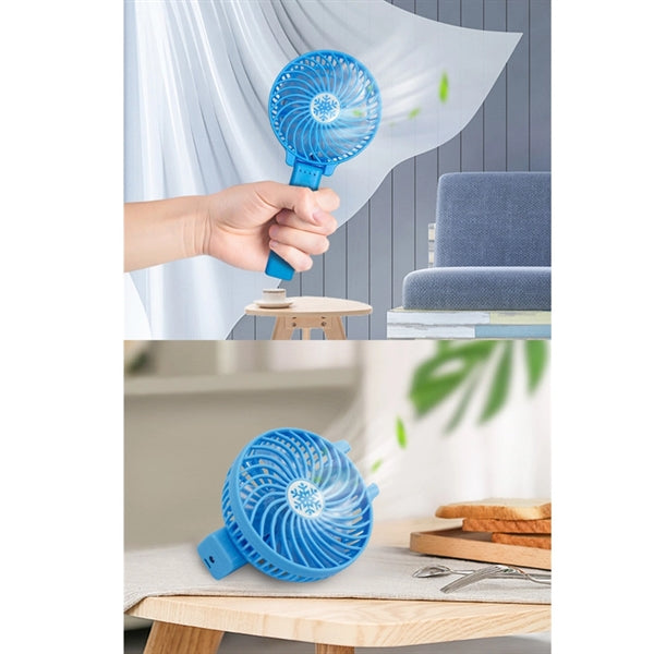 Foldable Small Fan With Flashlight