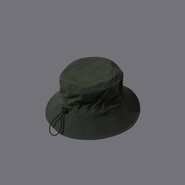 Sun Protection Bucket Hat With Detachable Wind Landyard
