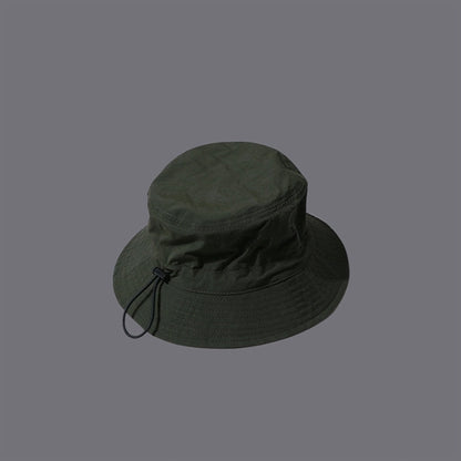 Sun Protection Bucket Hat With Detachable Wind Landyard