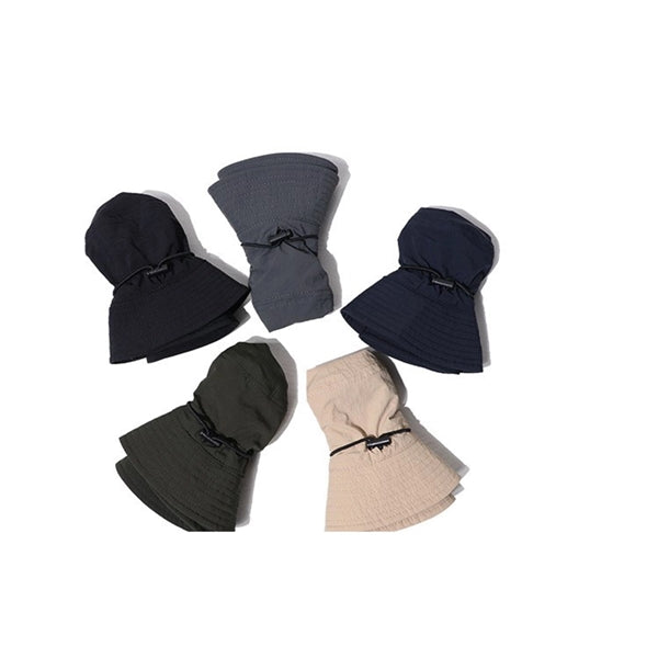Sun Protection Bucket Hat With Detachable Wind Landyard