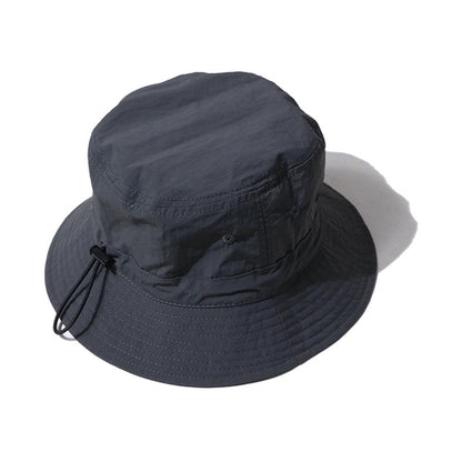 Sun Protection Bucket Hat With Detachable Wind Landyard