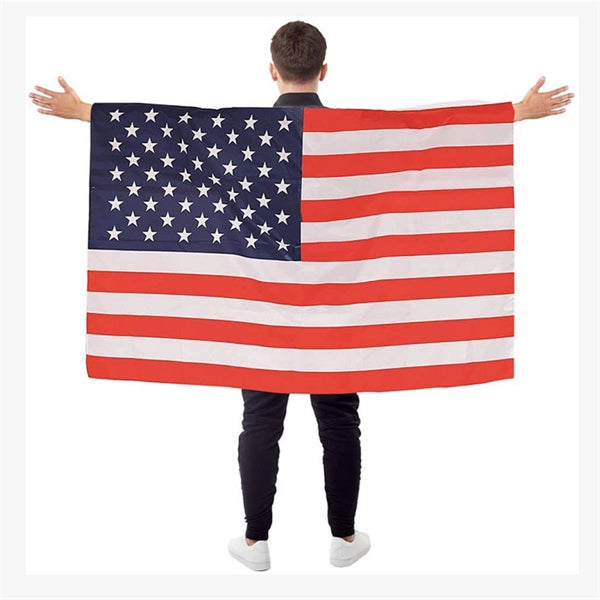 3' X 5' Wearable Spirit Body Flag Cape With Sleeves