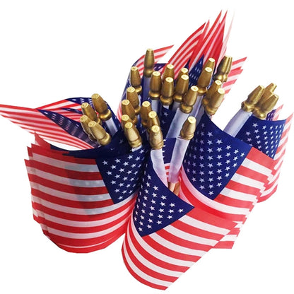 5X8 Inch Full Color Hand Held Stick Flag