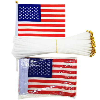 5X8 Inch Full Color Hand Held Stick Flag