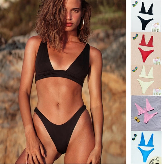 Women'S Two Pieces Swimsuit Triangle Bikini Set
