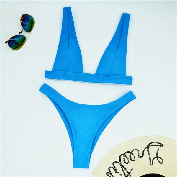 Women'S Two Pieces Swimsuit Triangle Bikini Set