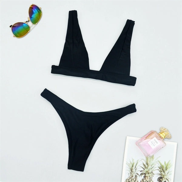 Women'S Two Pieces Swimsuit Triangle Bikini Set