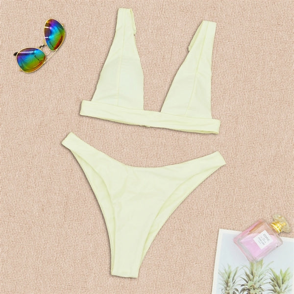 Women'S Two Pieces Swimsuit Triangle Bikini Set