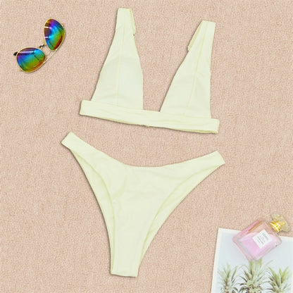 Women'S Two Pieces Swimsuit Triangle Bikini Set