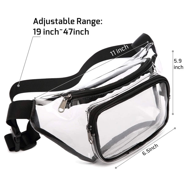 Waterproof Transparent Pvc Waist Bag
