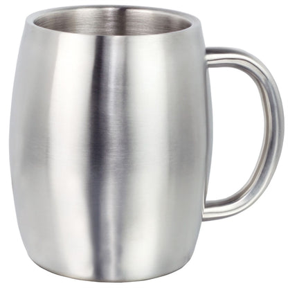 14 oz Double Wall Stainless Steel Mugs with Handles