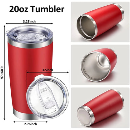 20Oz Stainless Steel Tumbler With Lid