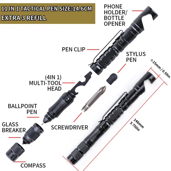 11 In 1 Tactical Pen