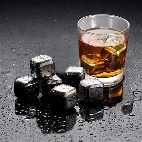 Stainless Steel Whiskey Ice Stone Set