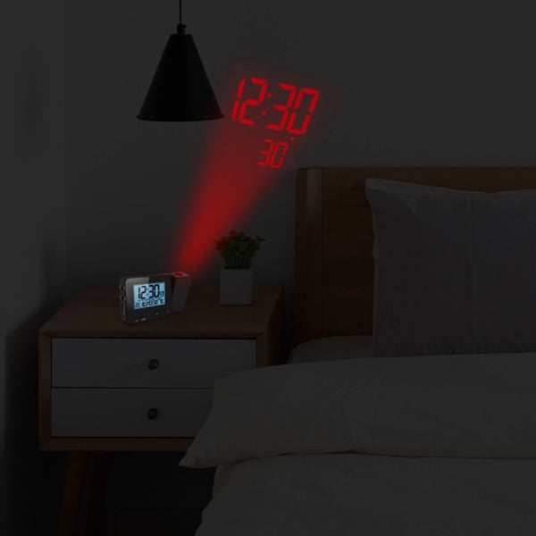 Projection Alarm Clock With Weather Station