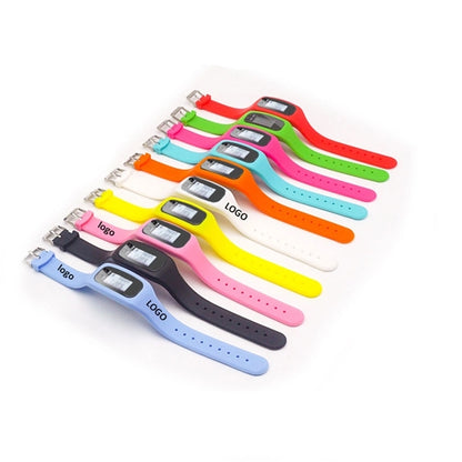 Multifunction Silicone Wrist Pedometer