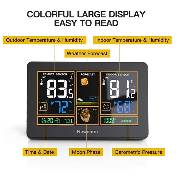 Wireless Weather Station With Outdoor Sensor