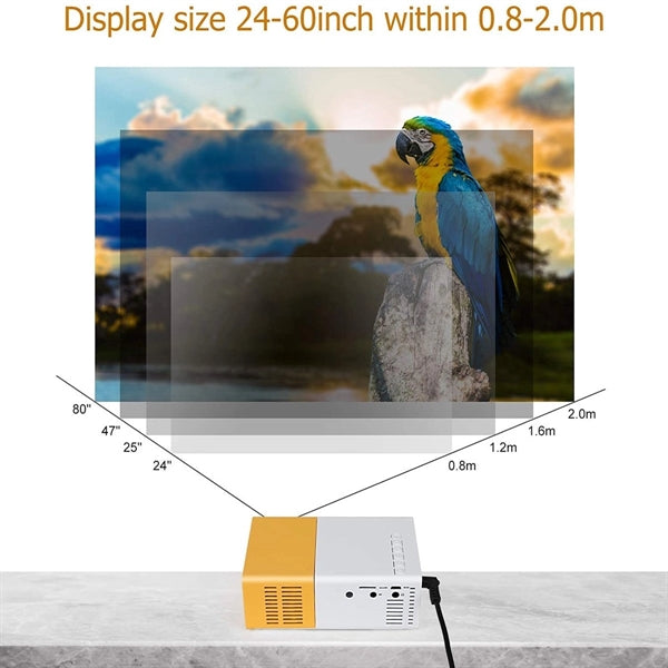 Mini Full Color Led Lcd Video Projector