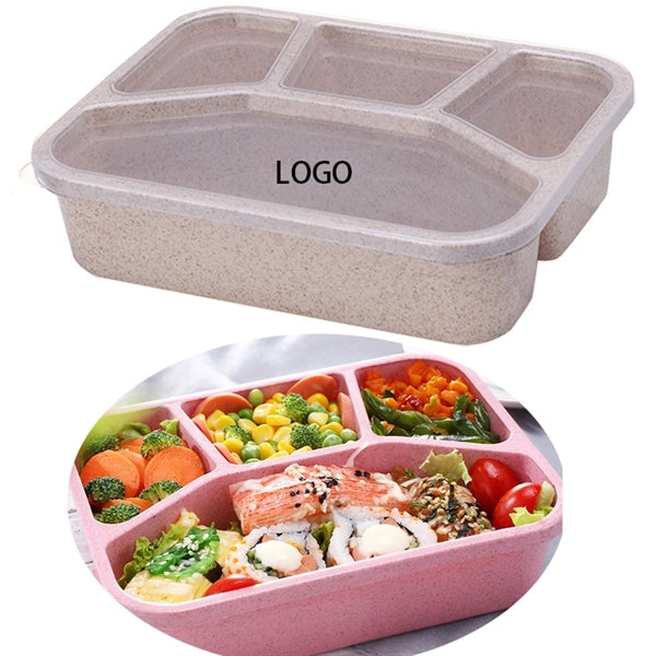 4 Compartment Containers Lunch Bento Box