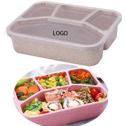 4 Compartment Containers Lunch Bento Box