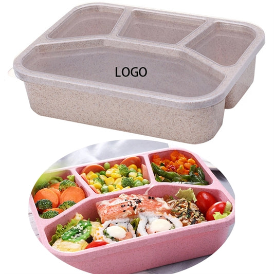 4 Compartment Containers Lunch Bento Box