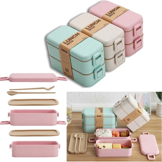 Lunch Bento Box With Cultery