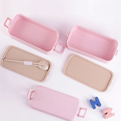 Lunch Bento Box With Cultery