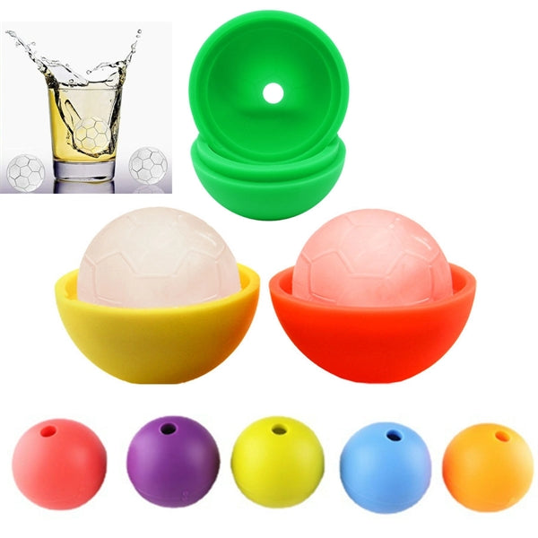 Silicone Ice Mould Maker 4Cm Football Design Cube
