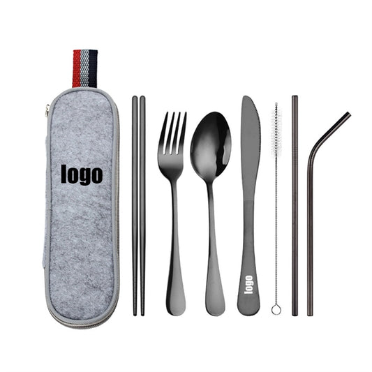 Stainless Steel Tableware Travel Set