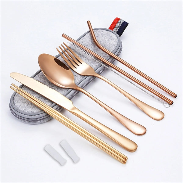 Stainless Steel Tableware Travel Set