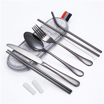 Stainless Steel Tableware Travel Set