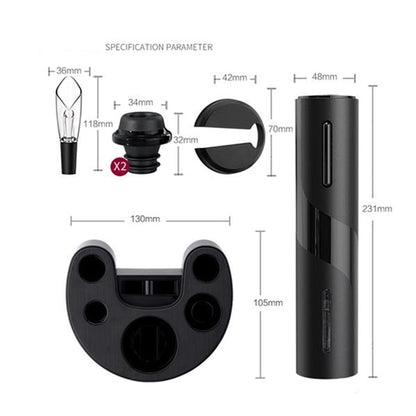6 Pieces Electric Wine Bottle Opener Gift Set