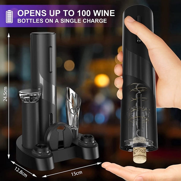 6 Pieces Electric Wine Bottle Opener Gift Set
